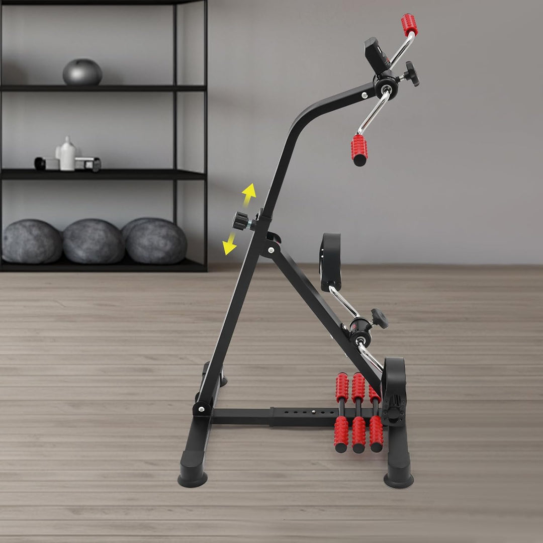 Pedal-Ausbilder Bein Maschinen mit LCD-Display 2in1 Arm und Beintrainer mit Einstellbarem Widerstand