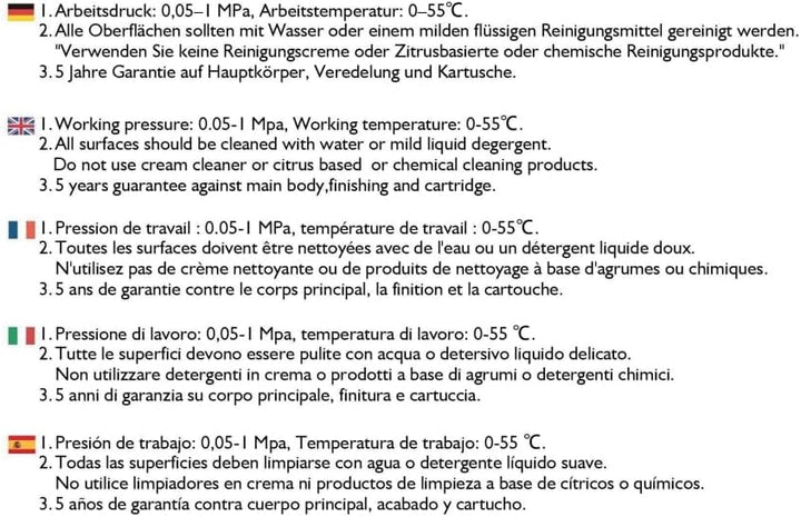 Decaura Wand Küche Wasserhahn, Küchenarmatur Wandmontage Mischbatterien Armatur, Wandarmatur Spültis