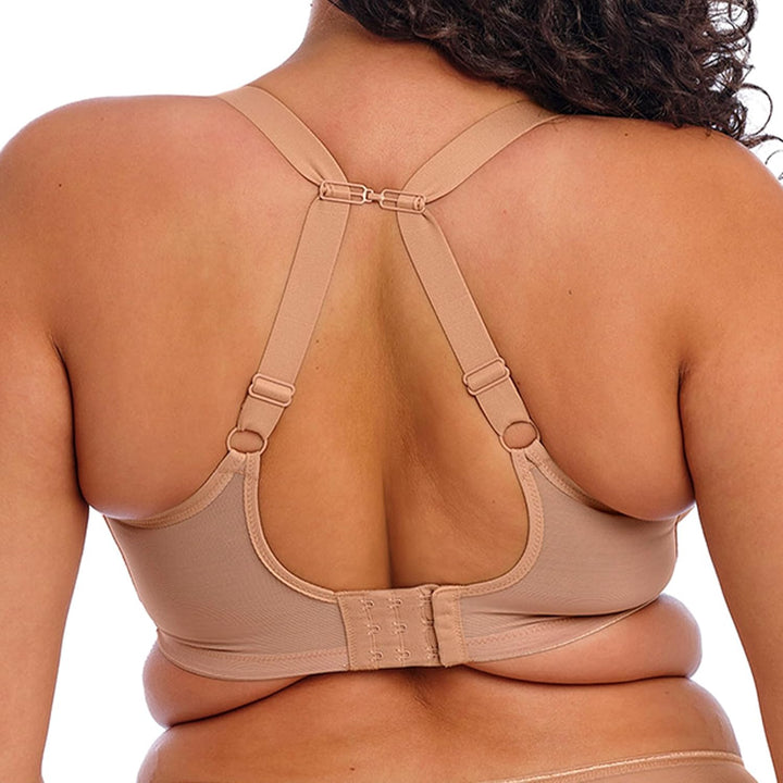 ELOMI Damen Matilda Ungefütterter Tauch Bügel Plunge-BH, Blickdicht 100G Beige, 100G Beige