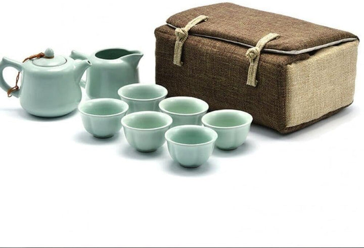 Teekannen-Aufbewahrungstasche, Tee-Set, Tragetasche, Topf, Tassen, Organizer, Outdoor-teekannentasch