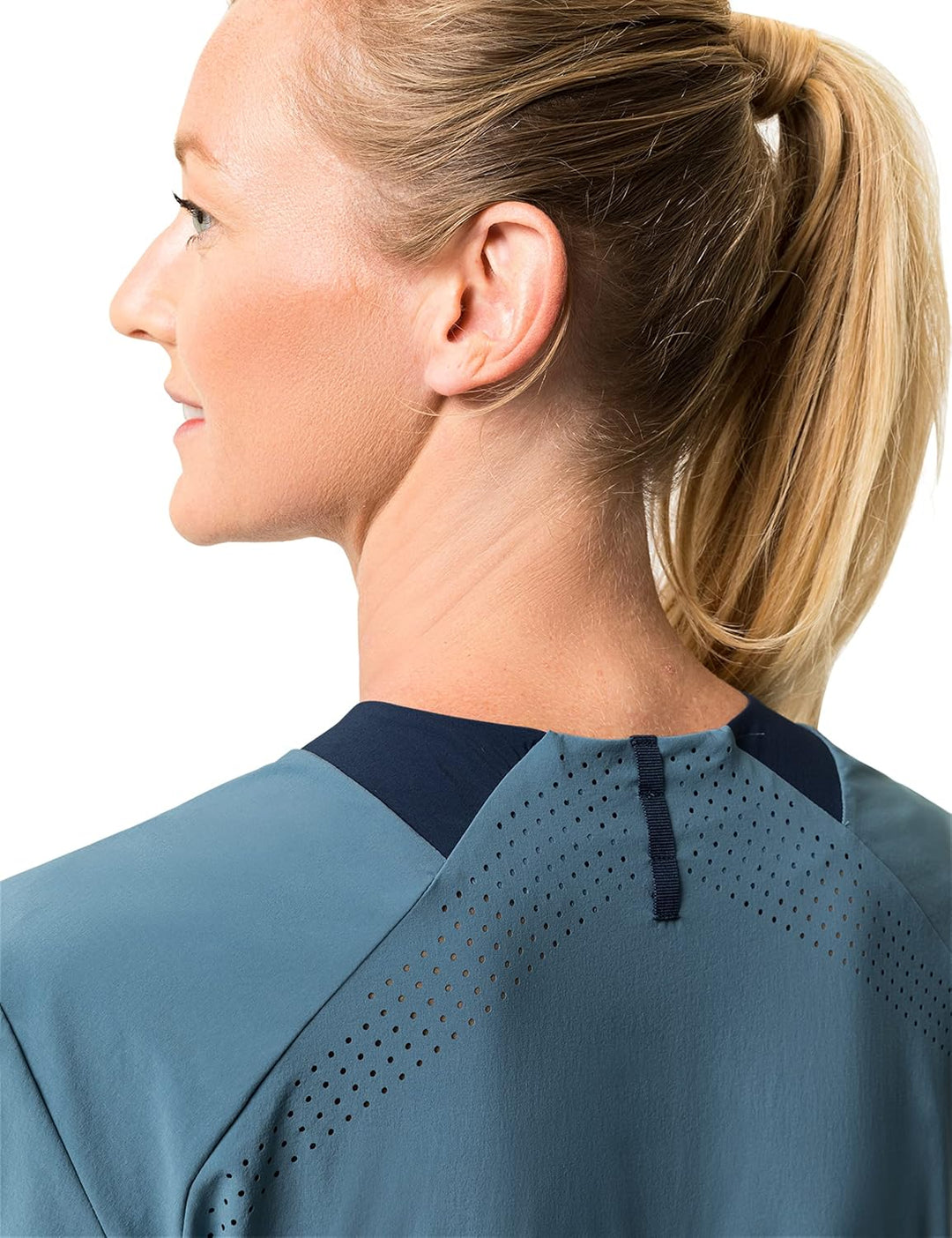 VAUDE Damen Women's Moab Ls Pro Shirt T-Shirt, Blue Gray