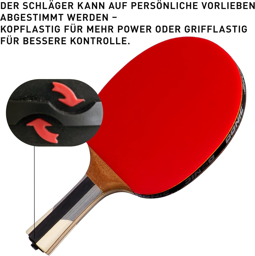 DONIC TT-Schläger WALDNER 900 ABP-Griff Einheitsgrösse, Einheitsgrösse