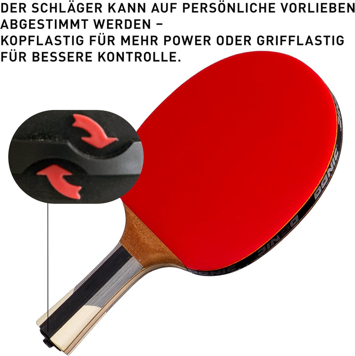 DONIC TT-Schläger WALDNER 900 ABP-Griff Einheitsgrösse, Einheitsgrösse