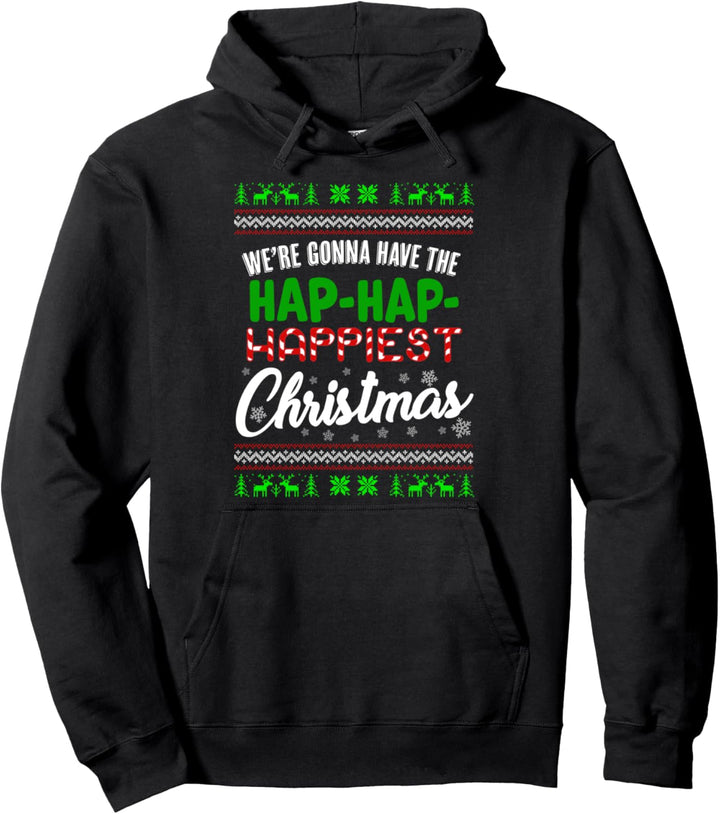 glückliche glückliche Weihnachten Pullover Hoodie