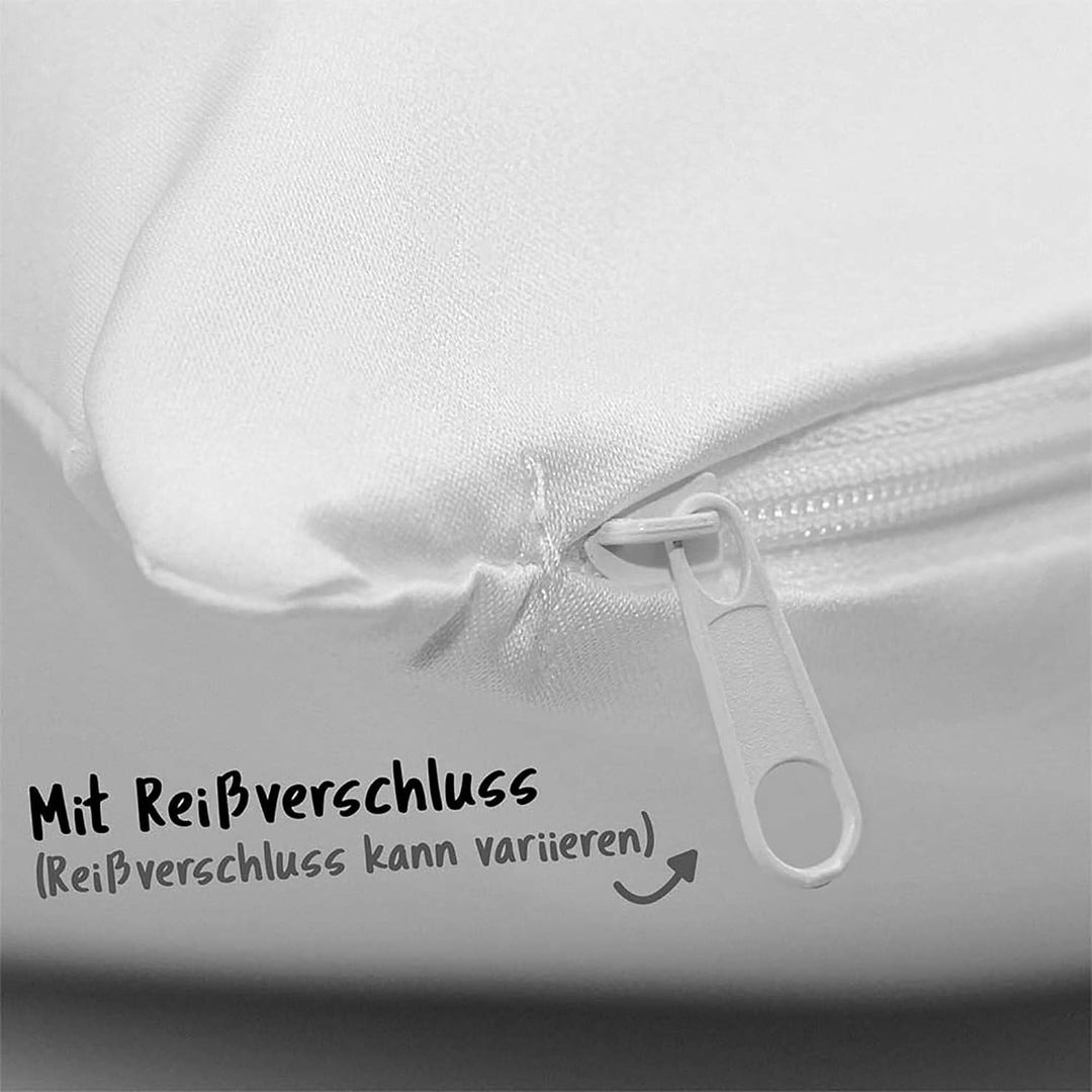 PR Print Royal XXL-Deko-Kissen mit Füllung - Weltliebste Oma - Geschenk für die Beste Oma, Geburtsta