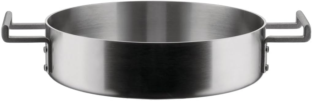Alessi Convivio DC100S7 - Design Kochgeschirr-Set, Griffe aus Edelstahl 18/10 mit PVD-Beschichtung,