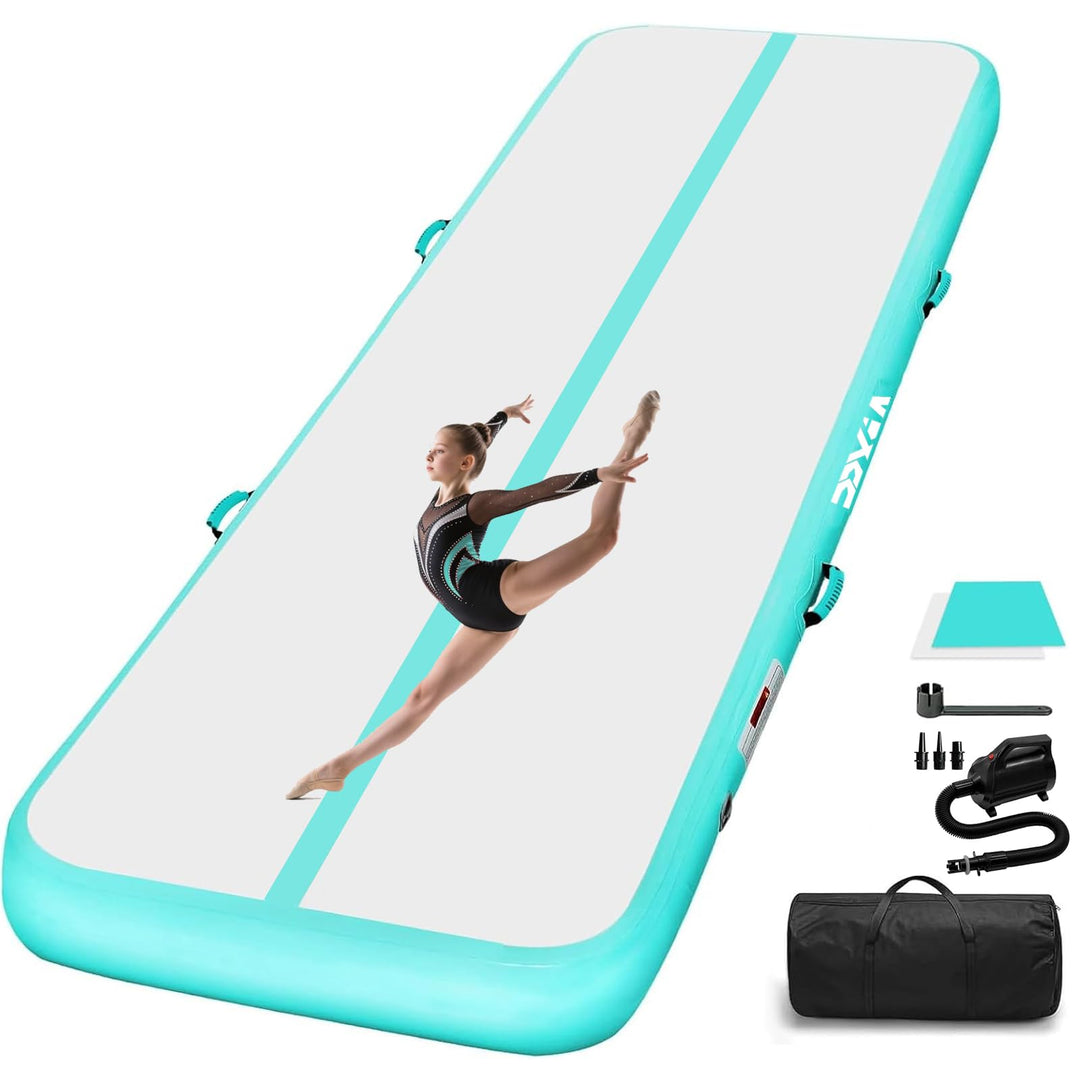 PPXIA Gymnastikmatte Air Matte Track 3M 4M 5M 6M 10/20CM Höhe, Turnmatte Tumbling Matten mit Komplet