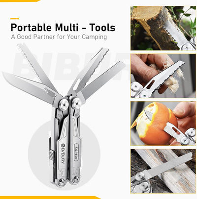 BIBURY Multifunktionale Zange mit Flaschenöffner, Faltbares Multitools für Mann, Tragbare Multifunkt