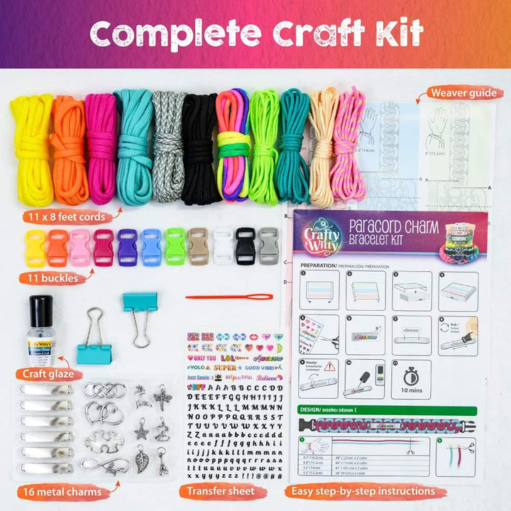 Personalisierte Charm Friendship Bracelet Making Kit: Beste Kinder im Alter von 7-14. Grosse Aktivit