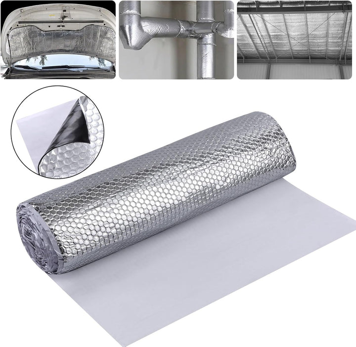 Baketron 2mm 50 cm x 4 m = 2m² Alubutyl Anti Dröhn Dämmmatte Selbstklebend Dämmung - KFZ Lärmschutz,