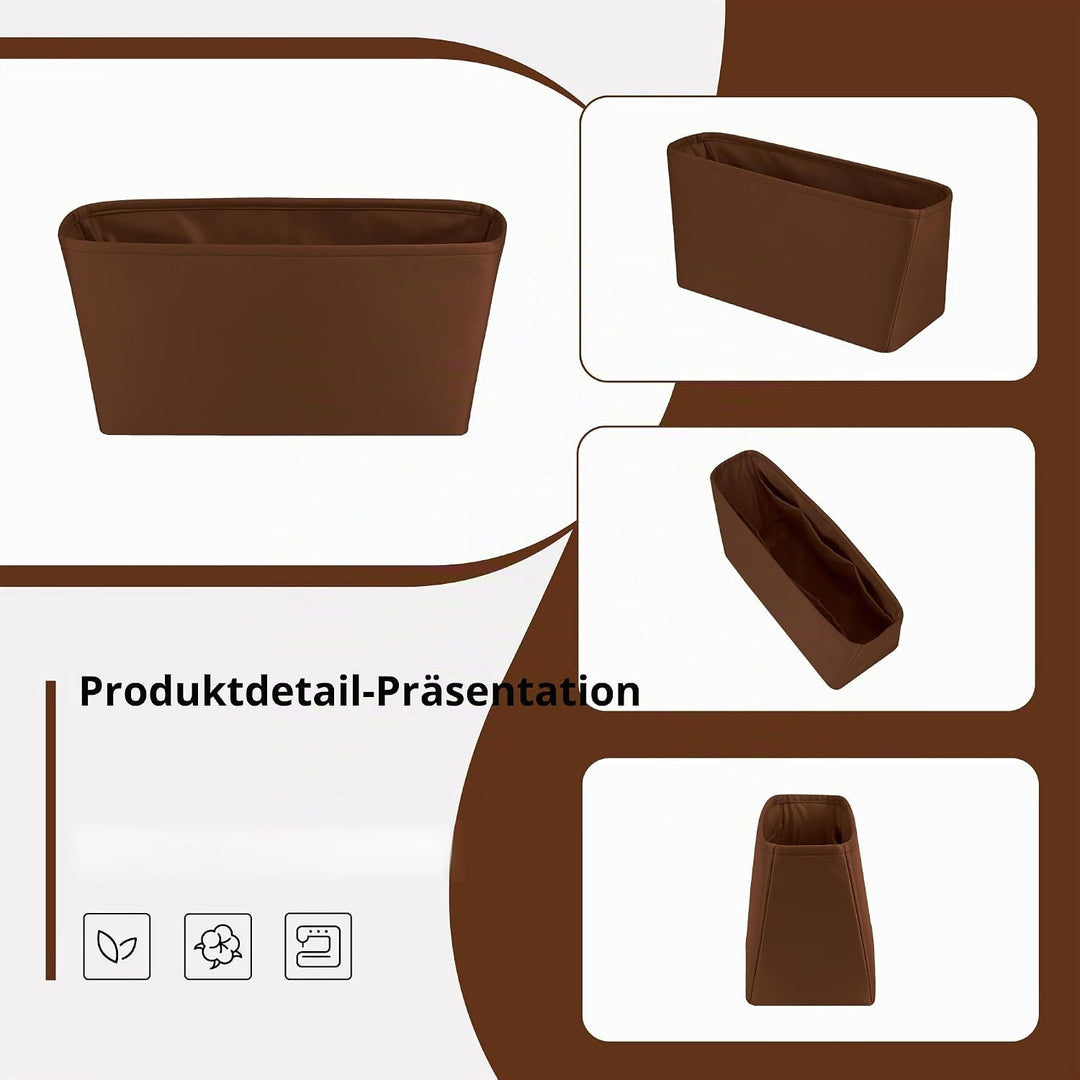 DGAZ Seide Handtasche Organizer für Neverfull PM/MM/GM, Taschenorganizer Tasche in Tasche Organizer,