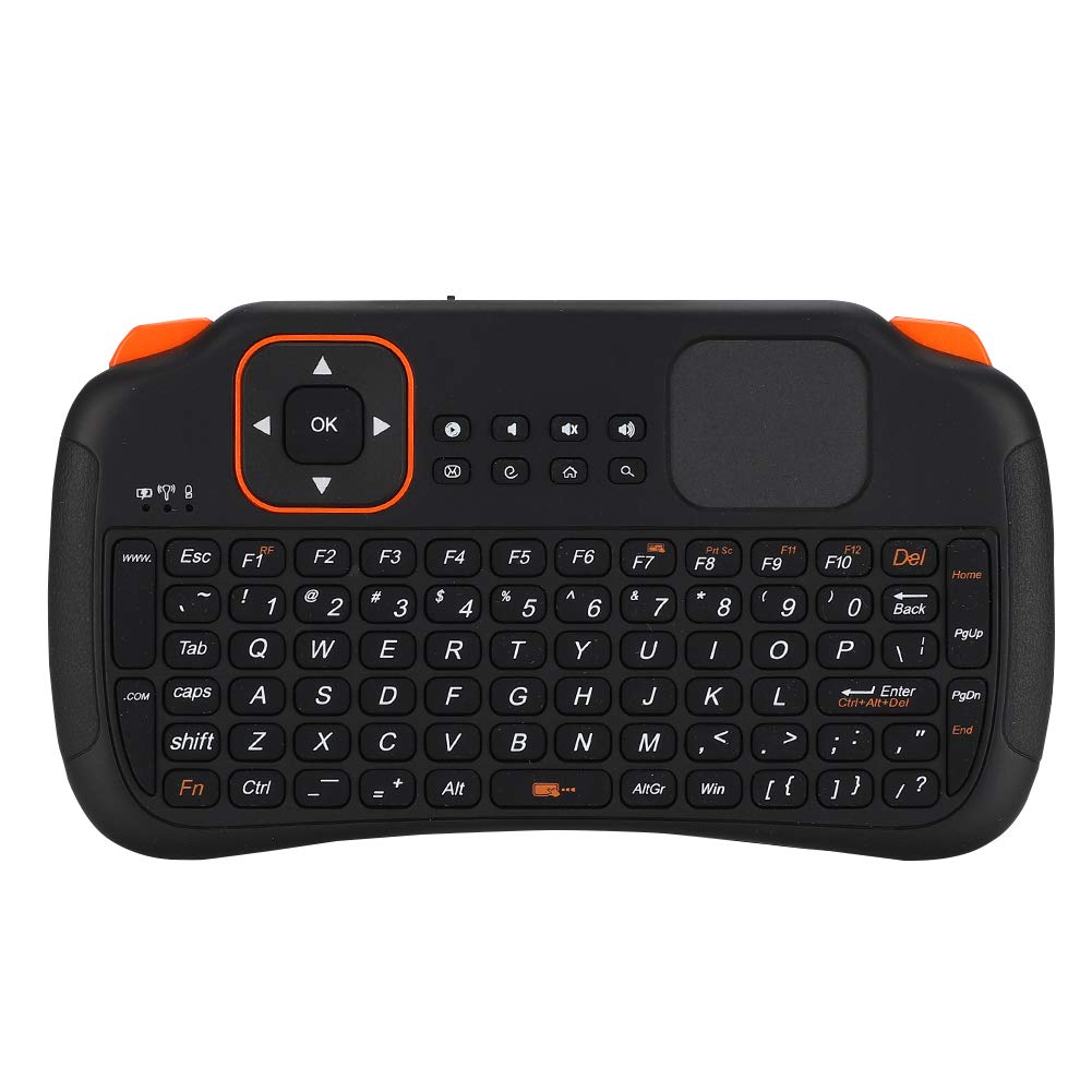 VBESTLIFE -Funktastatur mit Touchpad-Maus, Wiederaufladbare 2,4-GHz-Funktastatur mit 83 Tasten für P