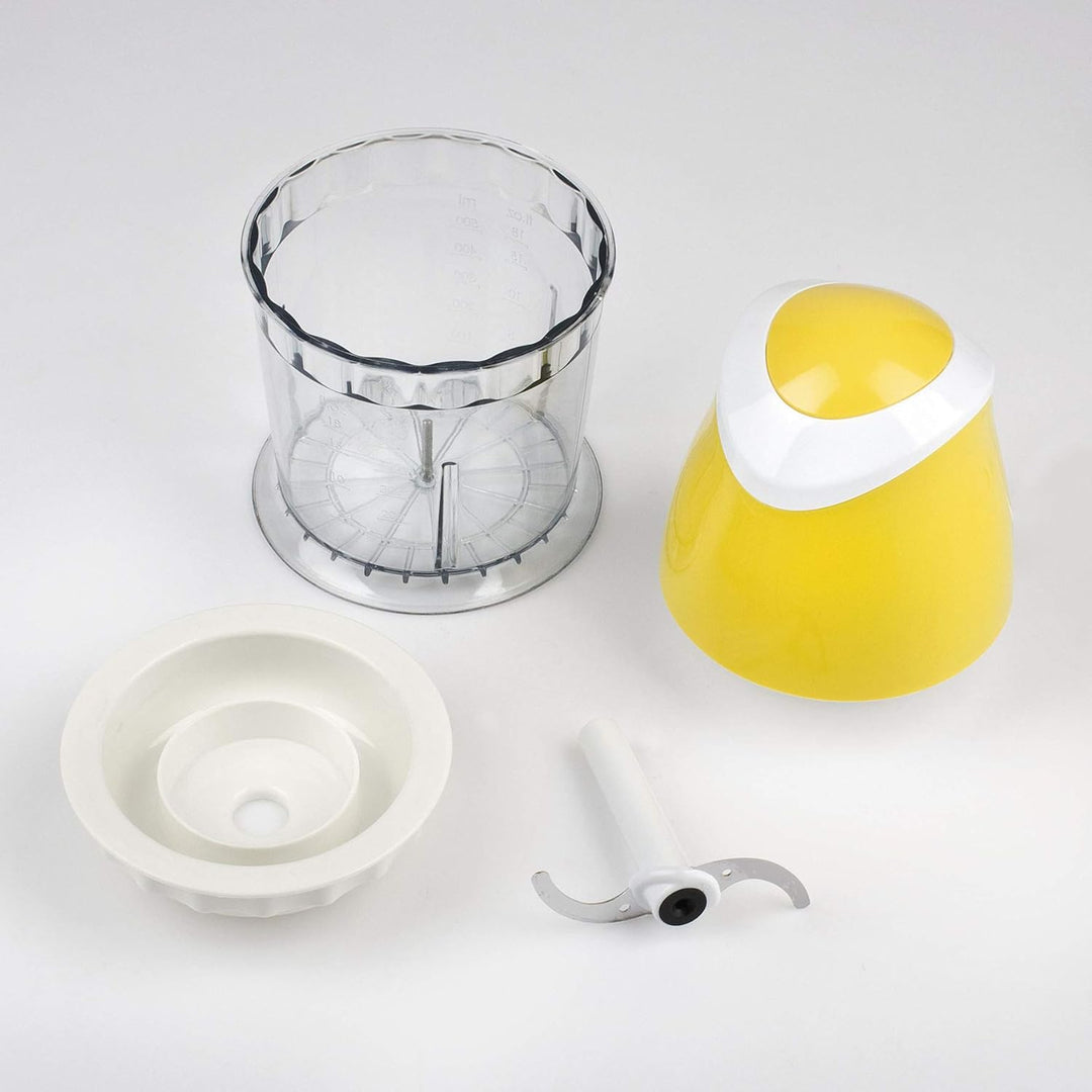 Girmi TR01 Zerkleinerer, 350 W, Klingen aus Edelstahl, Sicherheitsvorrichtung, PULSE-Betrieb, 500 ml