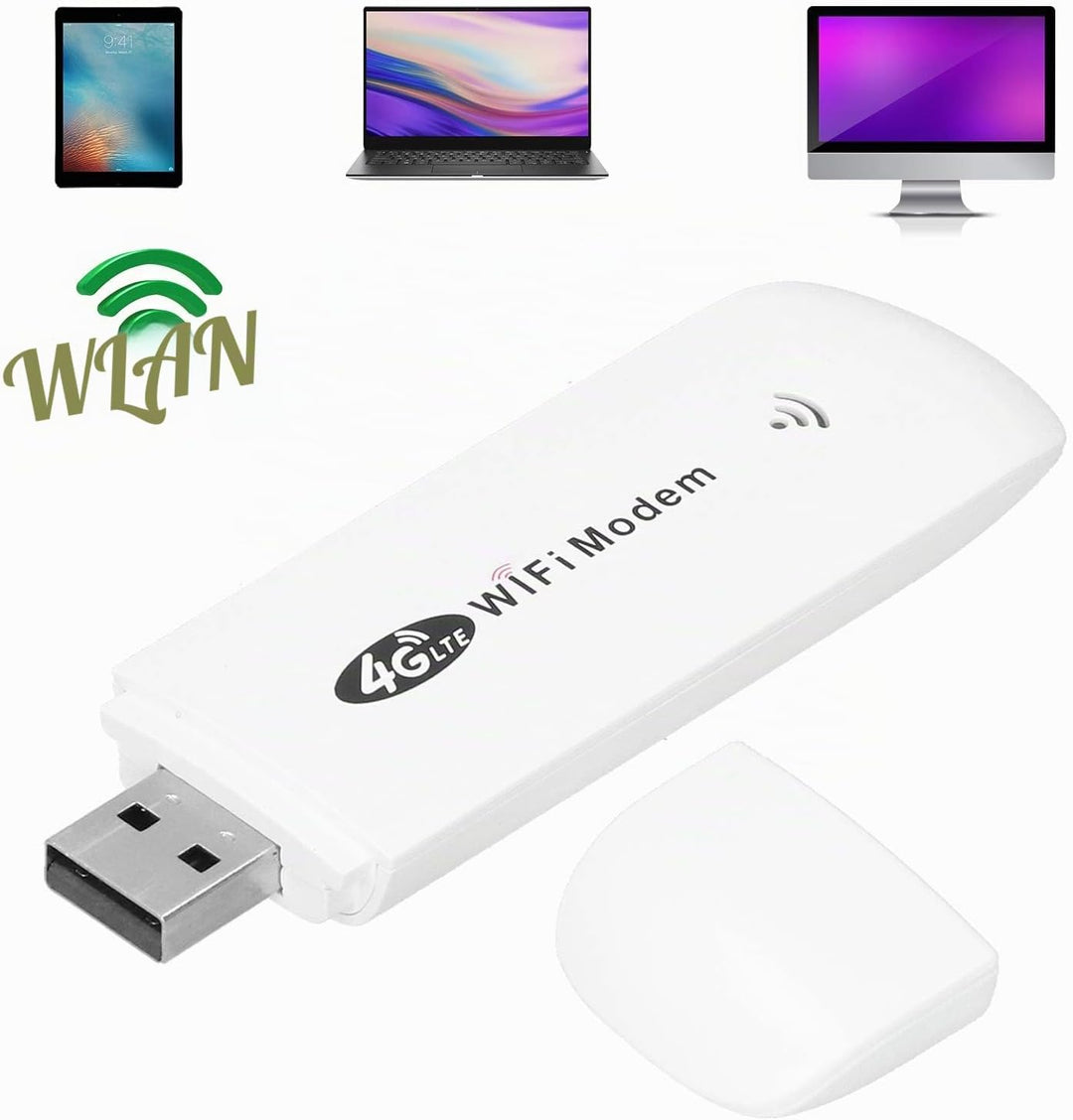ciciglow 4G LTE USB Netzwerkadapter WLAN Hotspot Router Modem Stick, Netzwerkadapter Teilen Sich bis