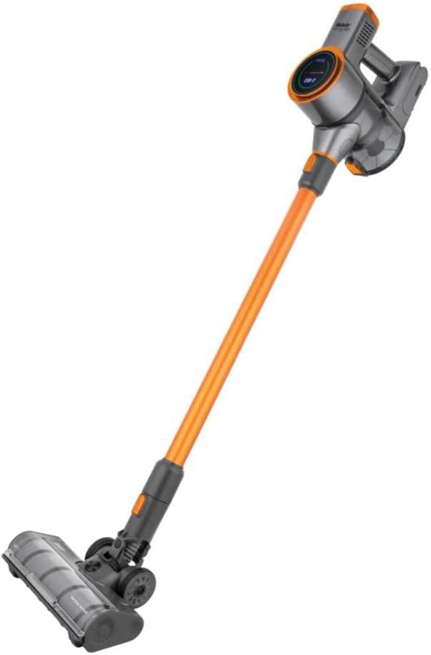 Fakir INOVATOR X 7269 kabelloser Akkusauger, Stabstaubsauger mit Auto. Sauganpassung, LED-Vorderlich