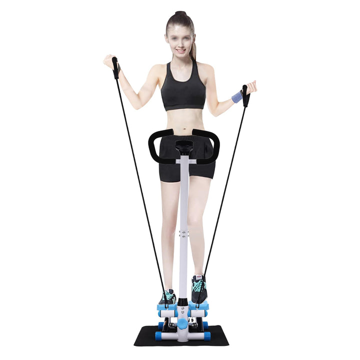 Swing Side Stepper Fitness Swing Stepper mit Lenker, Hometrainer bis 150 kg 29 * 39 * 110cm,Übung St