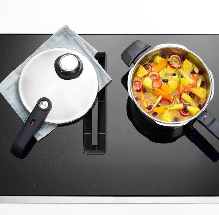 Fissler Vitavit Premium / Schnellkochtopf (4,5 L, Ø 22 cm) Edelstahl-Dampfkochtopf,4-Garstufen, inkl