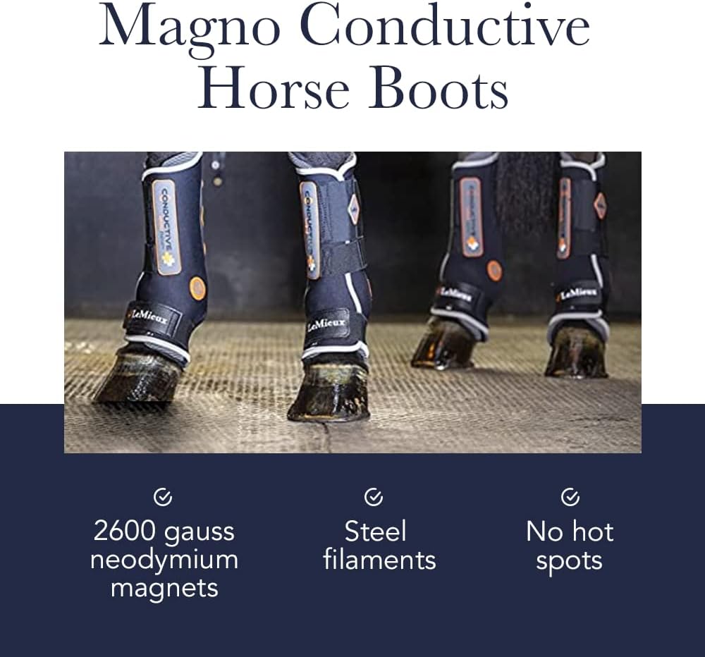 LeMieux Leitfähige Magno Stiefel XL Schwarze leitfähige Magno, XL Schwarze leitfähige Magno