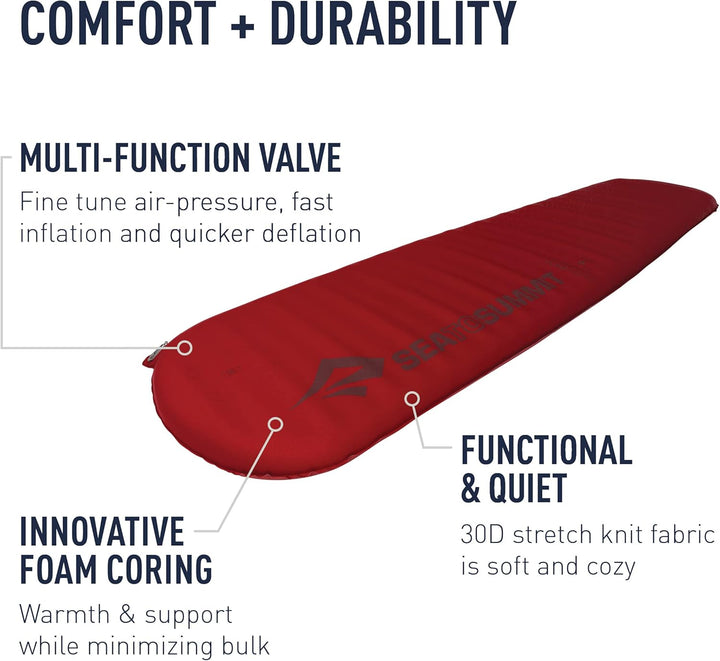 Sea to Summit Comfort Plus S.I Sleep Mat (Regular) - SS23 - Einheitsgrösse Konisch – Normal (182,9 x