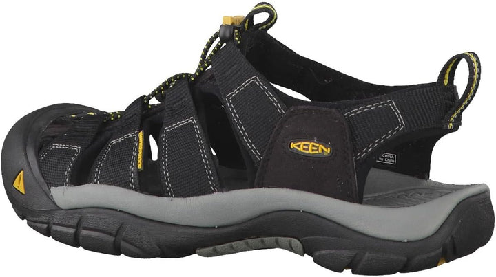 Keen Herren Newport H2 Sandale 42 EU Schwarz Grau, 42 EU Schwarz Grau