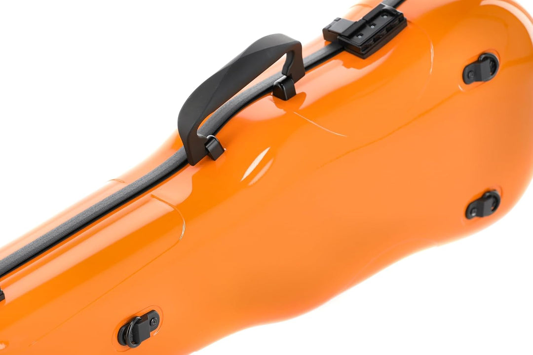 GEWA Violinformetui AIR 1.7 orange hochglanz, mit zusätzlichem Seitengriff, Made in Germany mit zusä