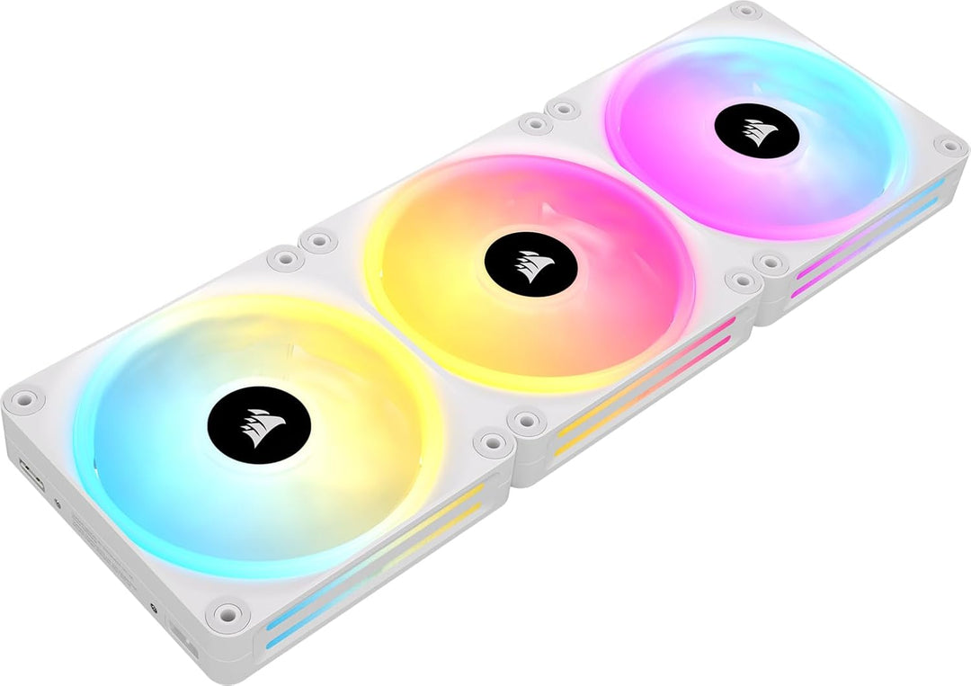 Corsair iCUE LINK QX120 RGB 120mm Magnetic Dome RGB Fans - Dreifach-Lüfter-Starter-Kit mit iCUE LINK