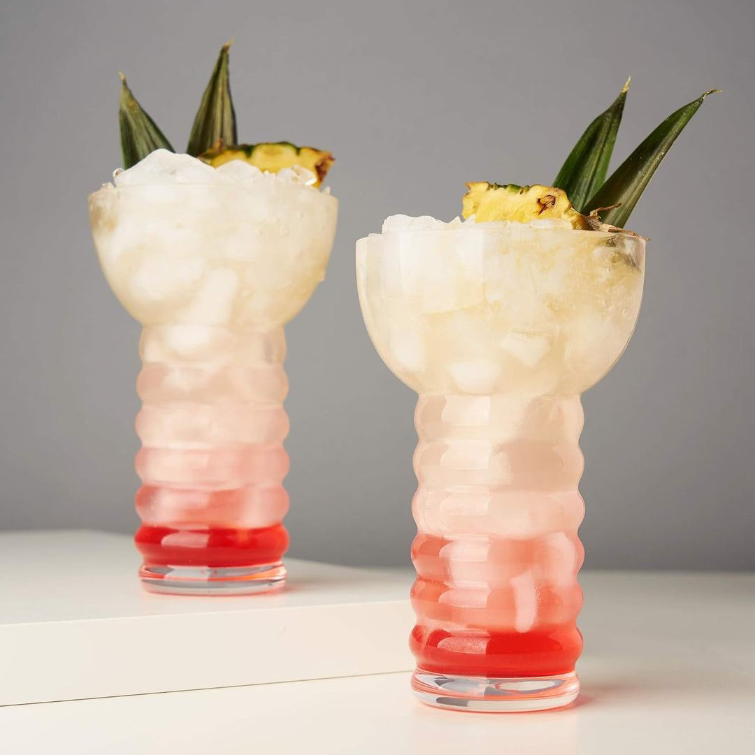Viski Raye: Pearl Diver Cocktailglas, transparent, 2 Stück, Pearl Diver