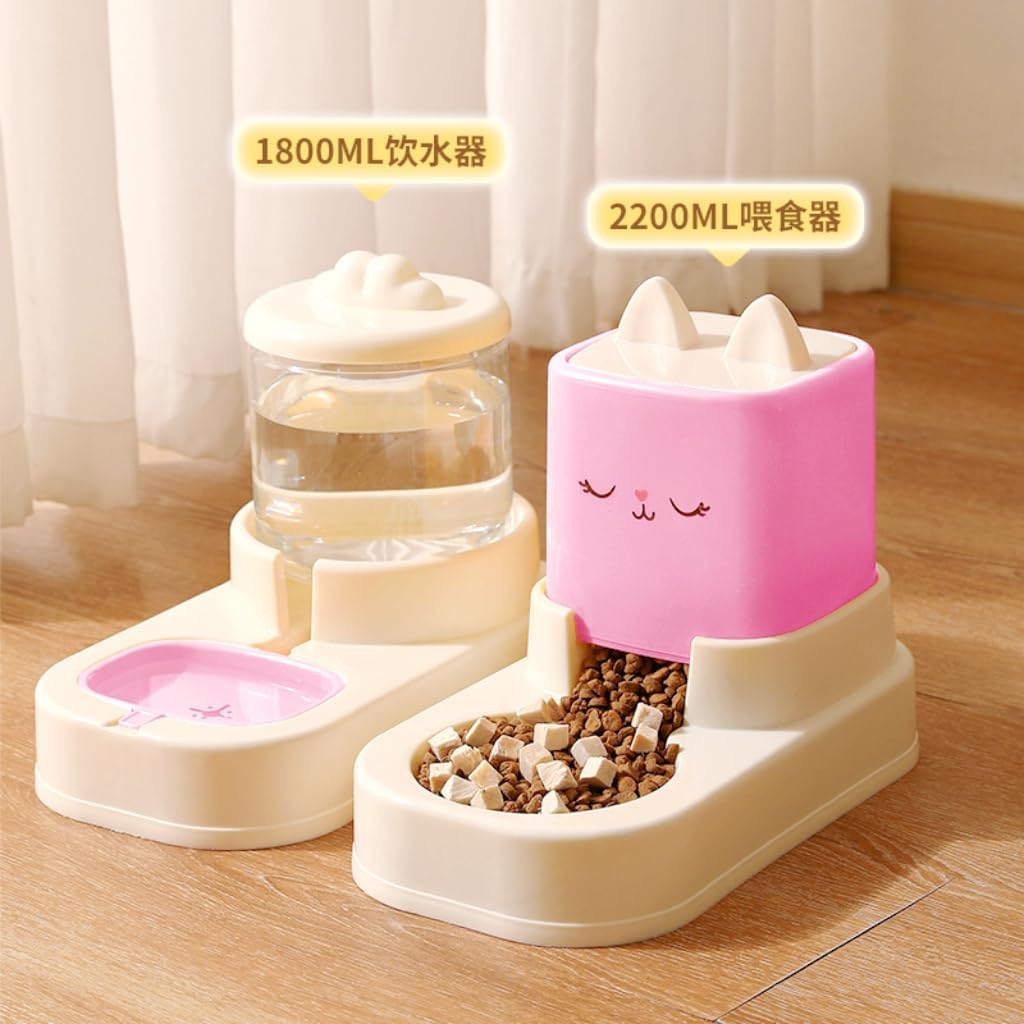 Hundefutter und Wasserspender,Futterspender und Bewässerung,Futter und Wasserspender für Haustiere,