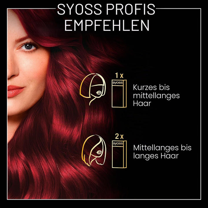 SYOSS Oleo Intense Haarfarbe 100% reine Öle 0% Ammoniak 6-76 Warmes Kupfer (3er Pack) Grau 3 stück (