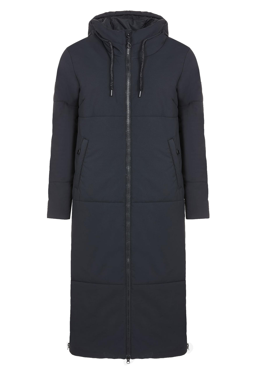 ELKLINE Damen Wintermantel Beautiful | warmer Steppmantel wattiert lang mit Seiten Reissverschluss |