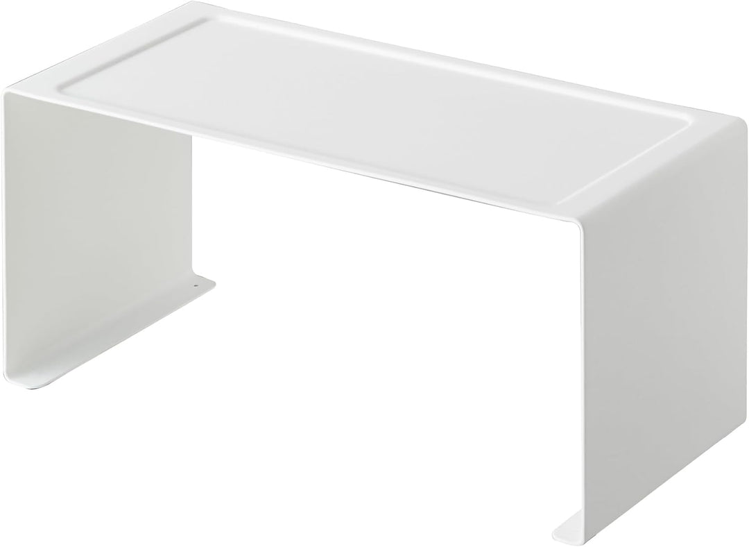 Yamazaki Home Tower Stapelbares Küchenregal – Aufbewahrungs-Organizer, Thekenregal, weiss, S Small W