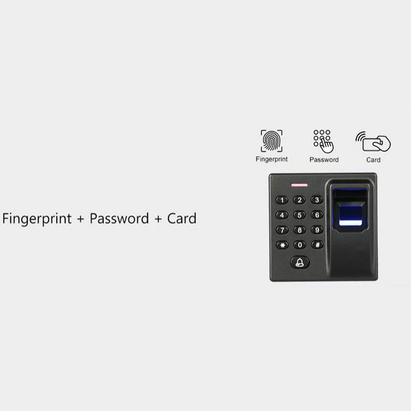 Zugangskontrolle Türschloss, Elektronisches Smart Keyless Fingerabdruck-Türschloss mit Tastatur Zuga