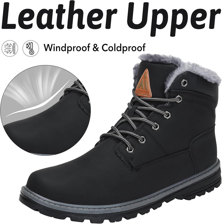 Mishansha Winterschuhe Herren Stiefel Warm Gefüttert Winterstiefel Damen Wasserdicht Outdoor Schnees