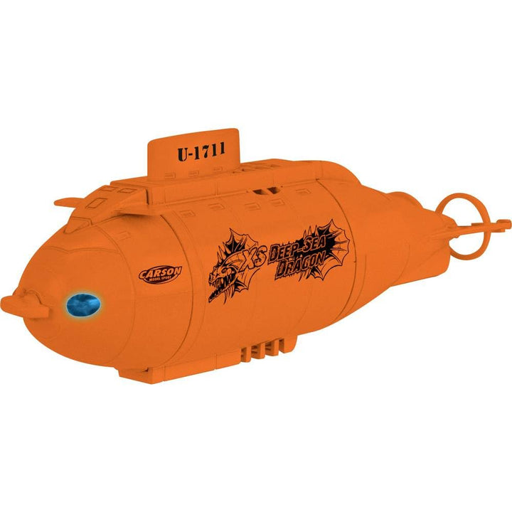 Carson 500707117 - XS Deep Sea Dragon 100%RTR(orange) , Ferngesteuertes Boot, RC Boot