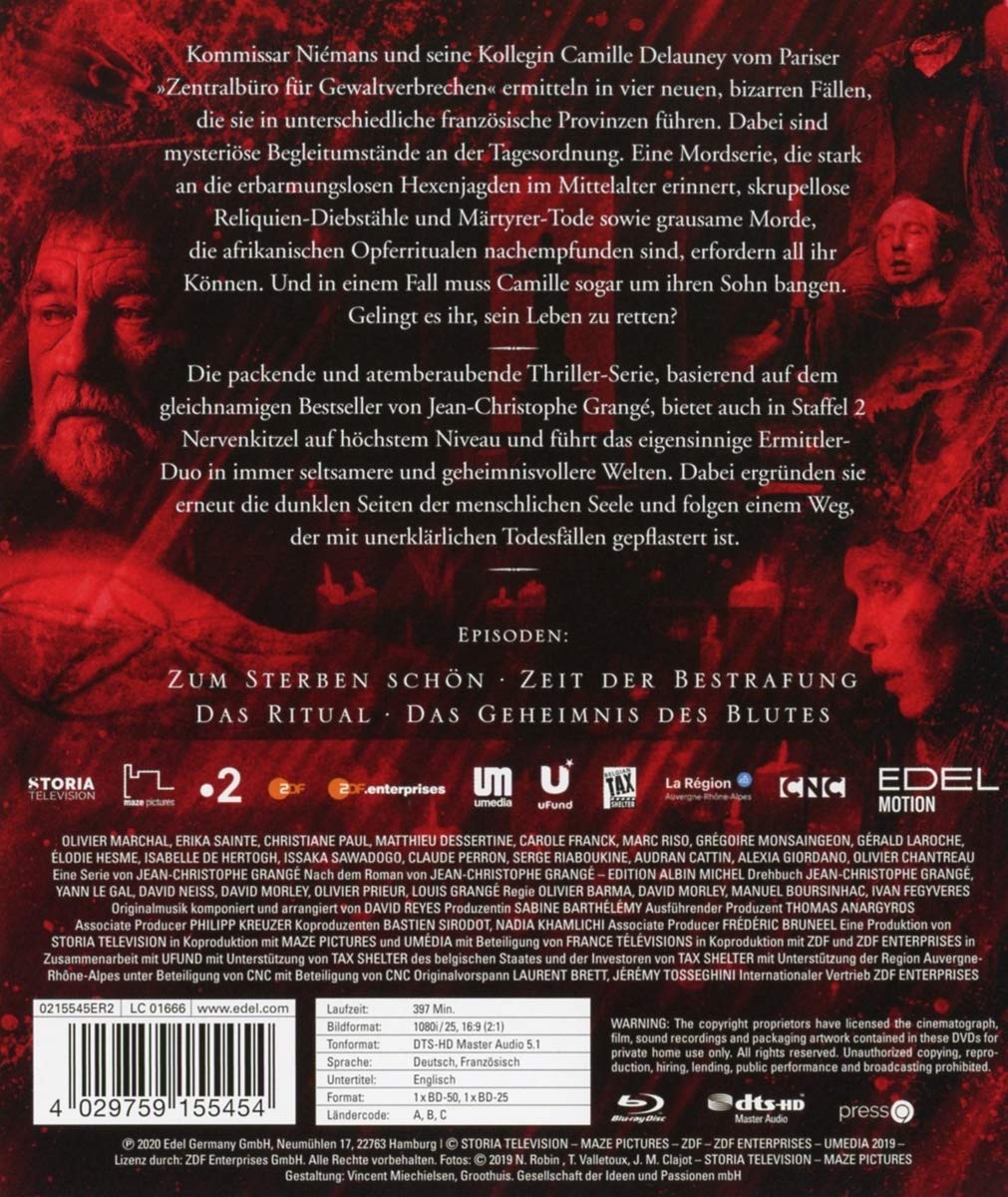 Die purpurnen Flüsse - Staffel 2 [Blu-ray], Blu-ray