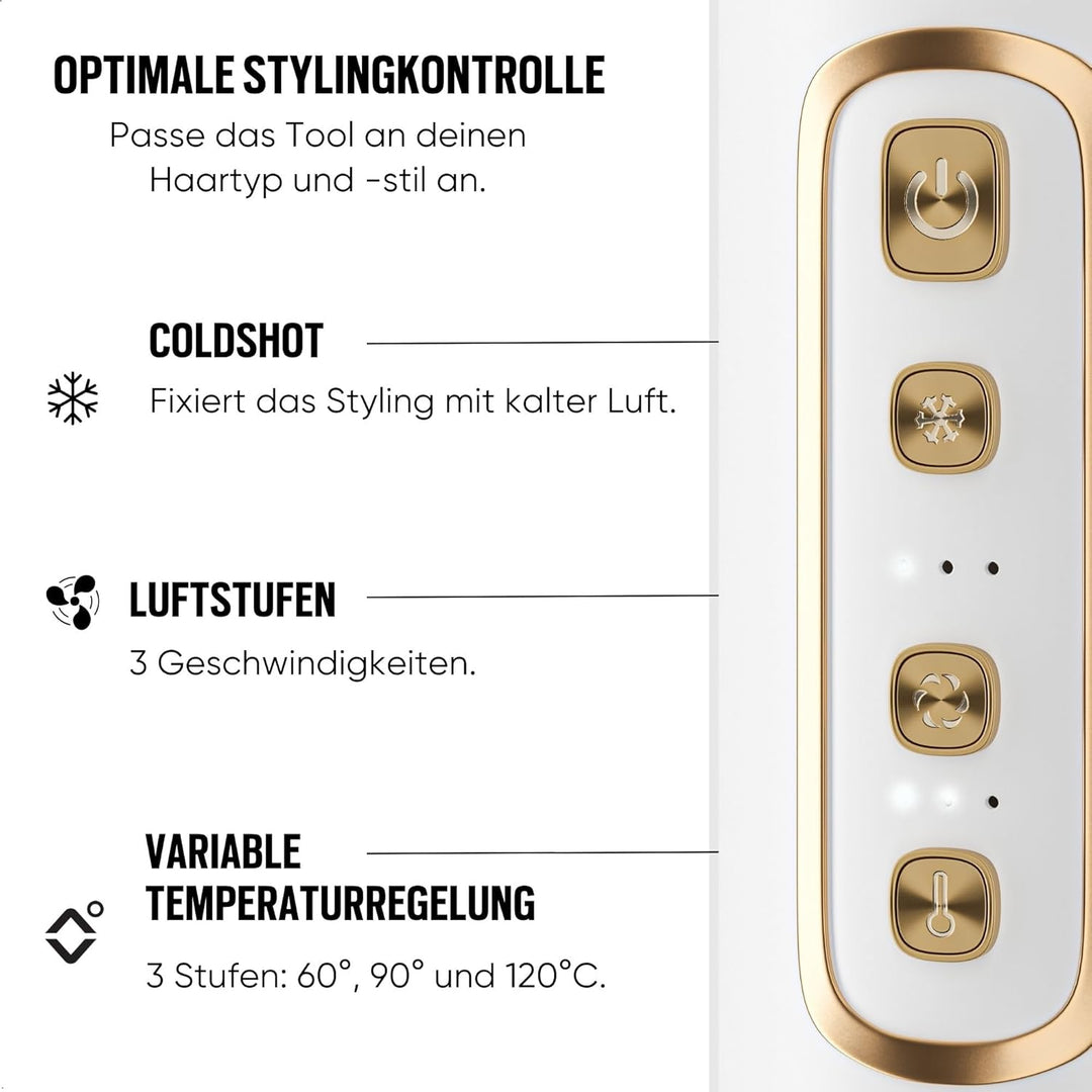 Airstyler 6 in 1, Navado Easystyler Pro 110,000 RPM High-Speed Ionic Haartrockner für Schnelltrockne
