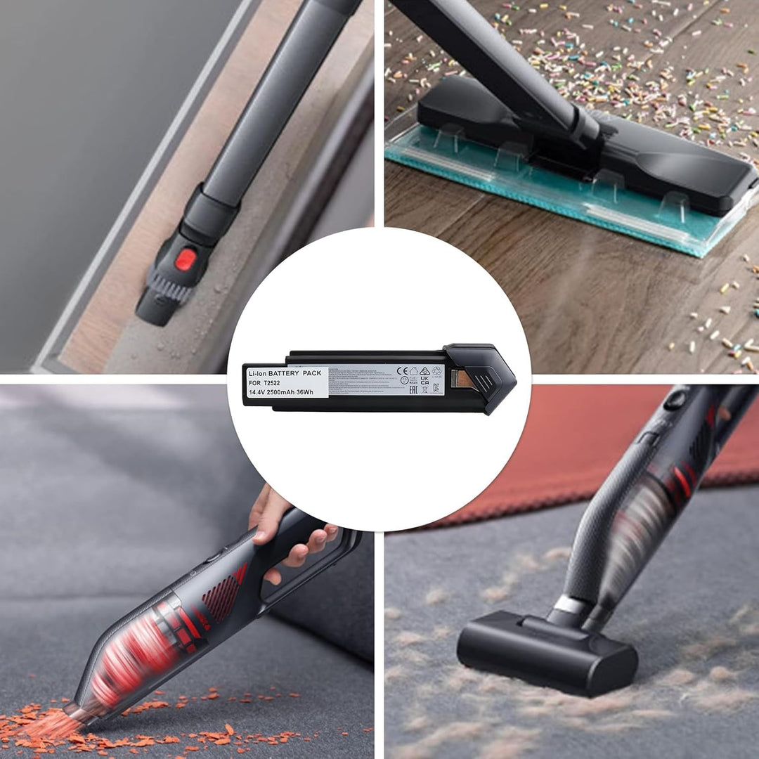 14,4 V 2250 mAh Lithium-Ionen-Ersatzakku, kompatibel mit dem Eufy Homevac H30 Staubsauger, ersetzt d
