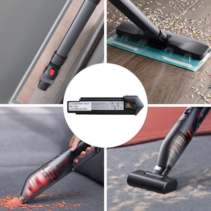 14,4 V 2250 mAh Lithium-Ionen-Ersatzakku, kompatibel mit dem Eufy Homevac H30 Staubsauger, ersetzt d