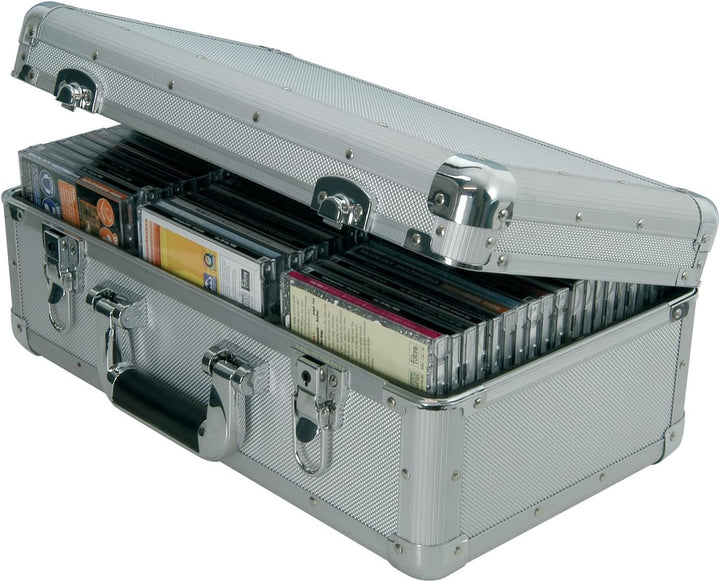 CD-Aufbewahrung, Aluminium 60 CD, 60 CD