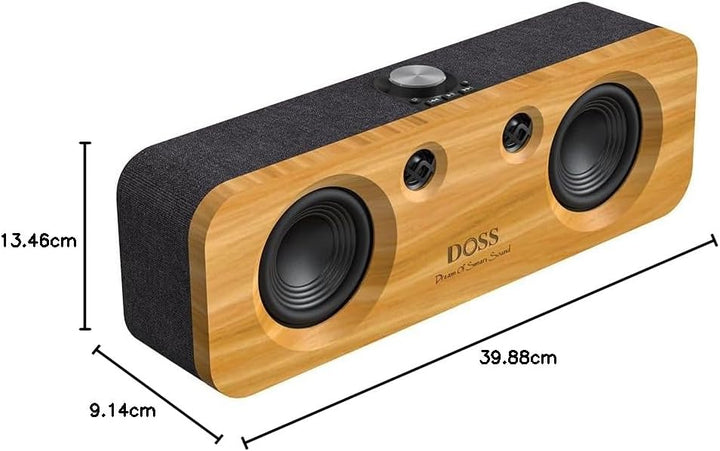 DOSS SoundBox H200 50W Home Bluetooth-Lautsprecher mit Dual-Woofern und Tweeters, 35 Stunden Wiederg