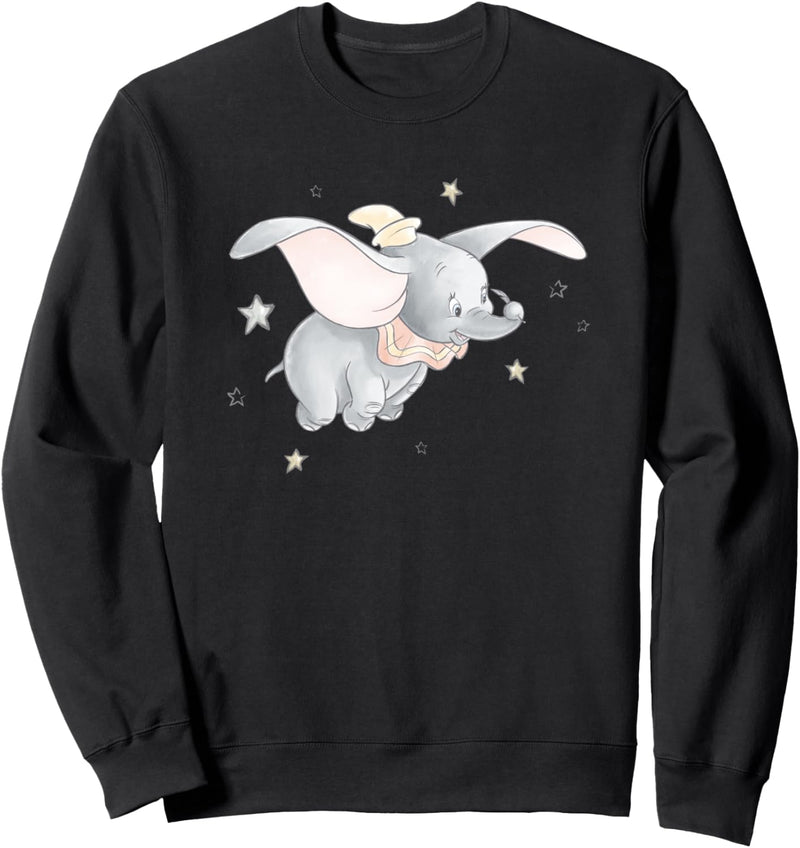 Disney Classic Dumbo and Magic Feather Watercolor Sweatshirt