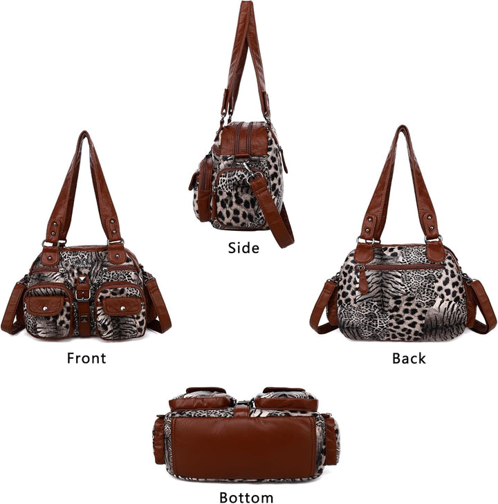 Angel Kiss Handtaschen, Umhängetaschen, Damen, Leder, grosse Kapazität, Umhängetasche, Damen, PU-Led