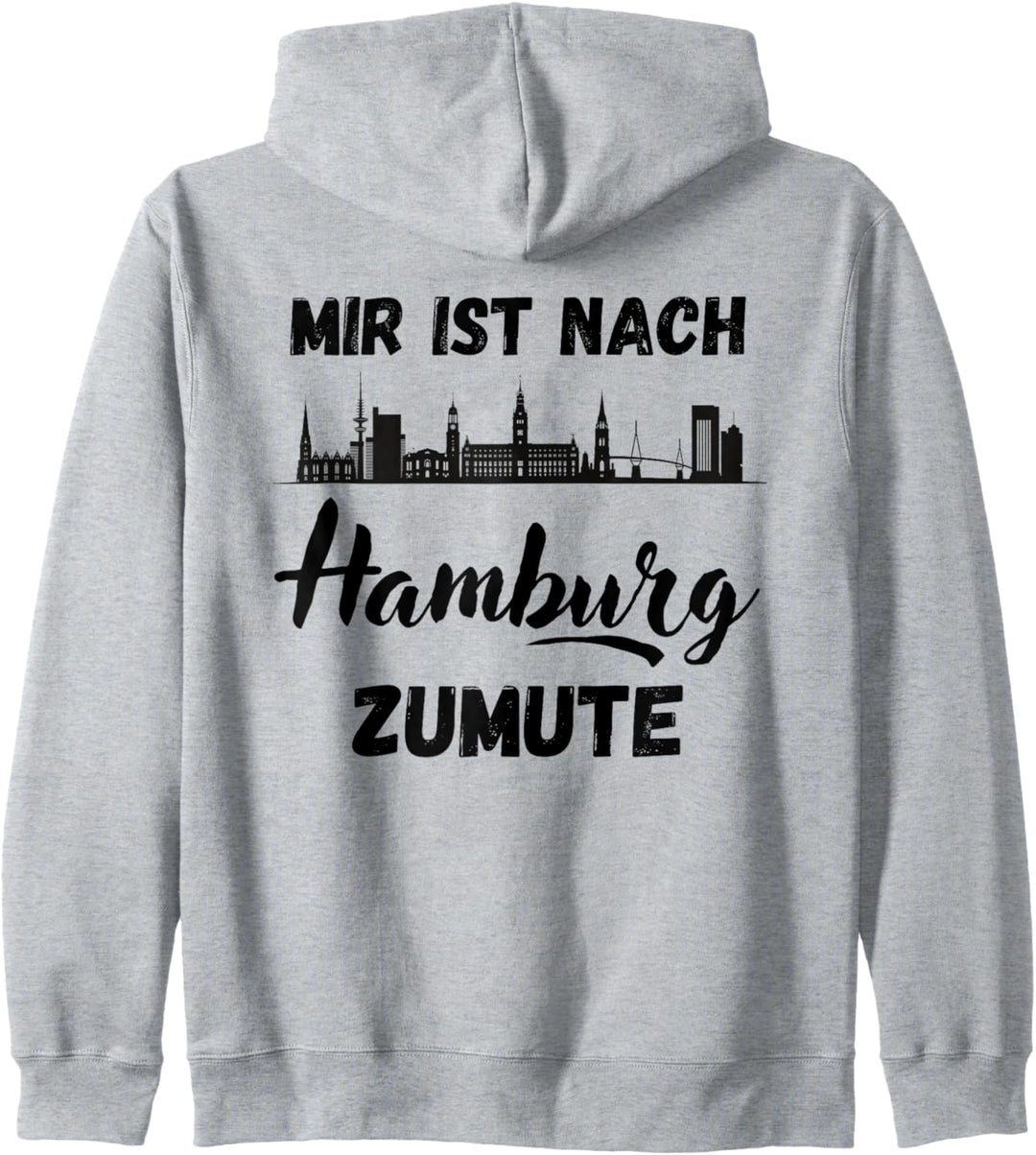 Mir ist nach HAMBURG zumute, Skyline Hamburg Hamburger Kapuzenjacke