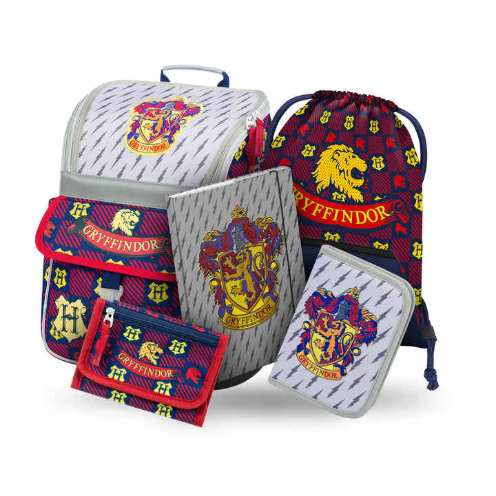 Baagl Schulranzen Mädchen Set 5 Teilig - Zippy Schultasche ab 1. Klasse - Grundschule Ranzen mit Bru