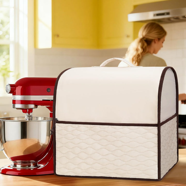 YARWO Abdeckung Kompatibel mit KitchenAid mit Kippbarem Motorkopf 4,3L und 4,8L, Staubschutzhaube mi