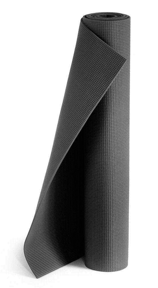Yogistar Yogamatte Plus - rutschfest und extra lang - 8 Farben Schwarz