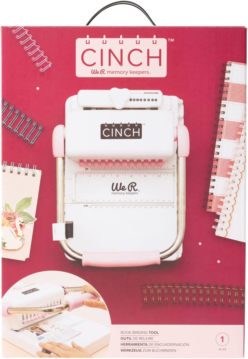 We R Memory Keepers 0633356627890 Heidi Swapp Cinch Machine, Sonstige, Mehrfarbig, 39.37 x 27.94 x 1