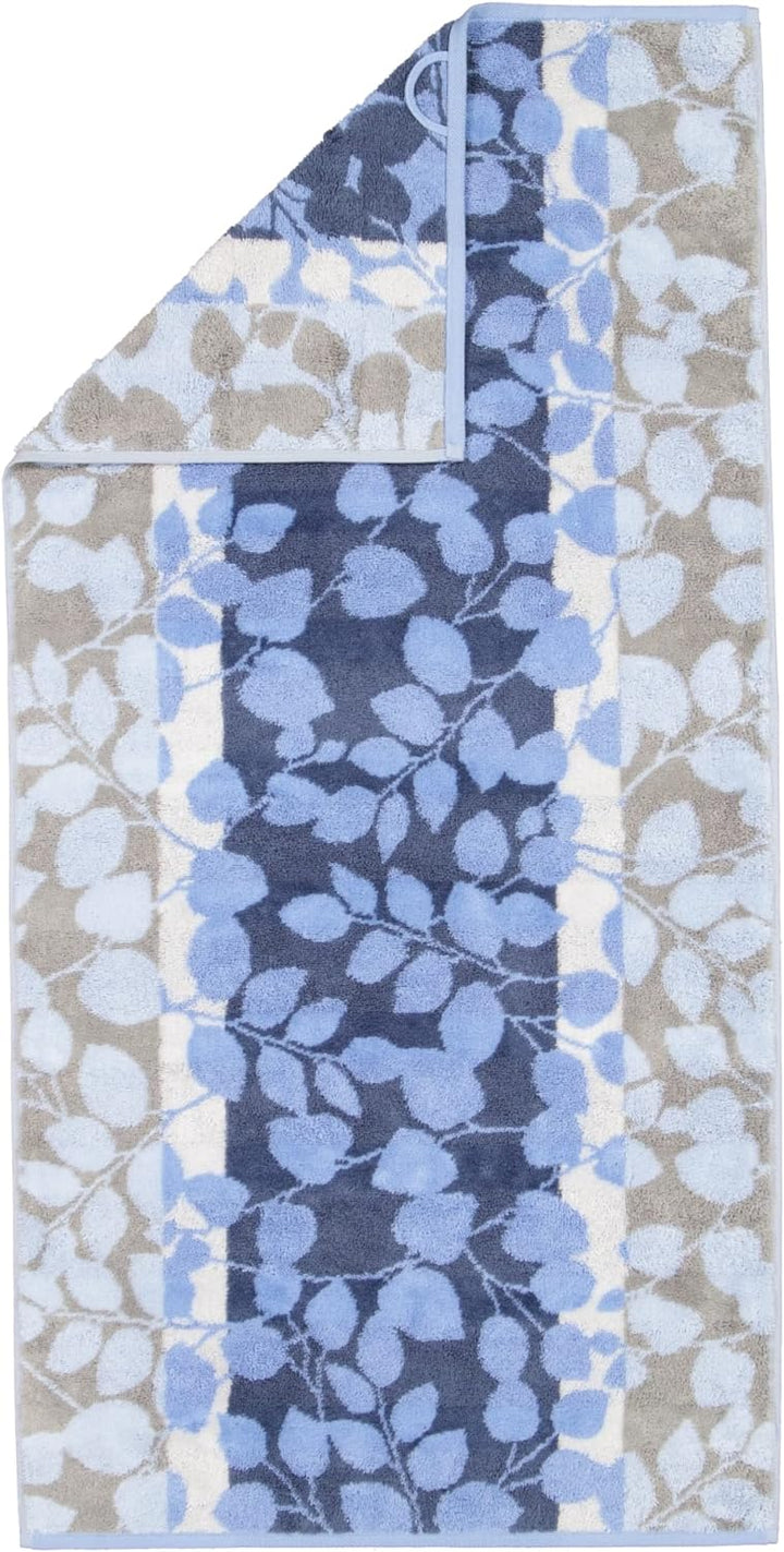 CAWÖ Home Handtücher Noblesse Harmony Floral 1086 Sky - 17 Duschtuch 80x160 cm, Duschtuch 80x160 cm