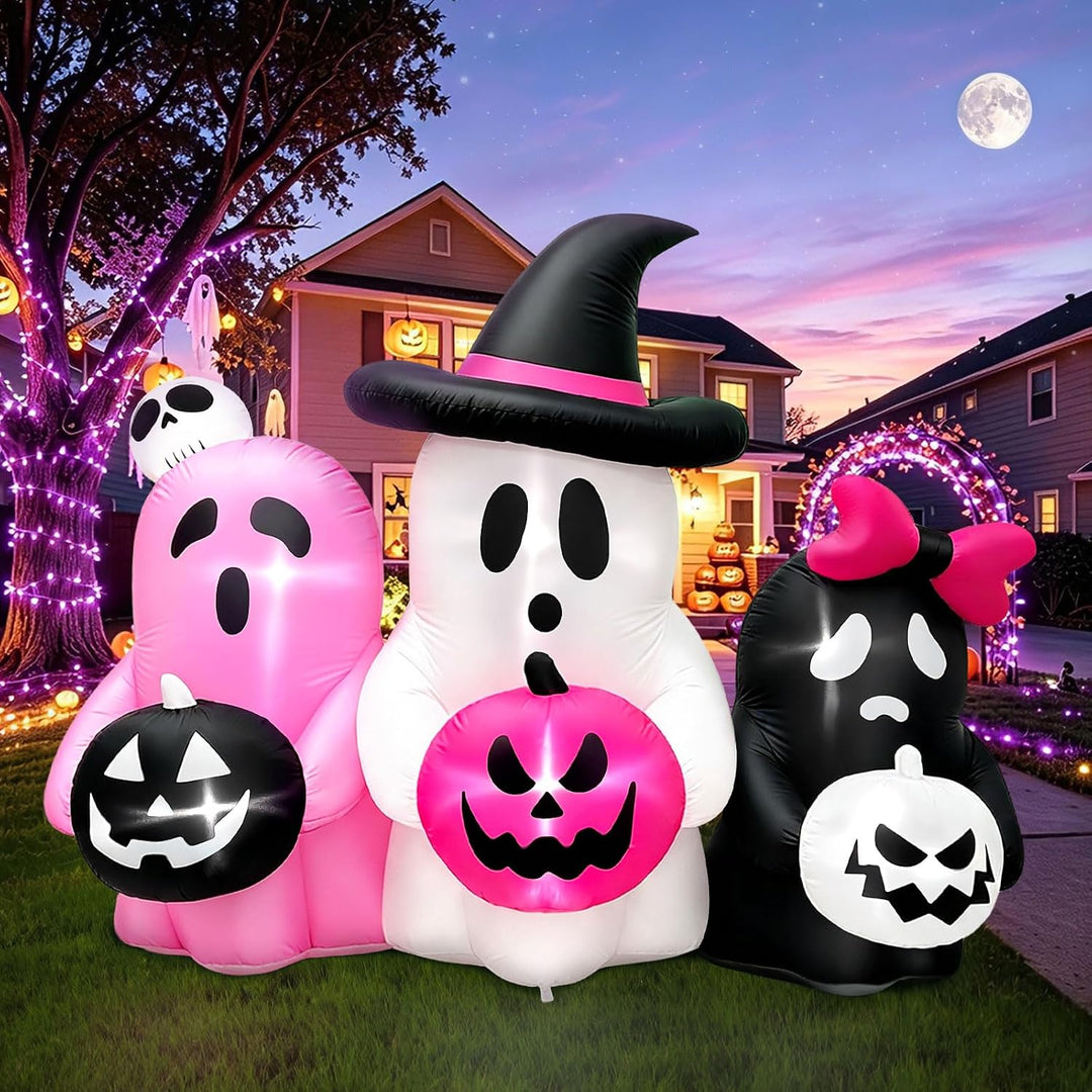 Kalolary Halloween Inflatable Decoration, Halloween Decoration Inflatable Party for Yard Garden Lawn