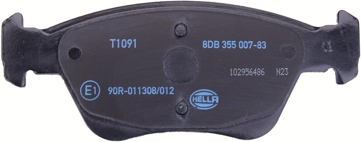 HELLA PAGID 8DB 355 007-831 Bremsbelagsatz - T1091 - Dicke/Stärke: 19.8mm - Bremssystem: Teves - für